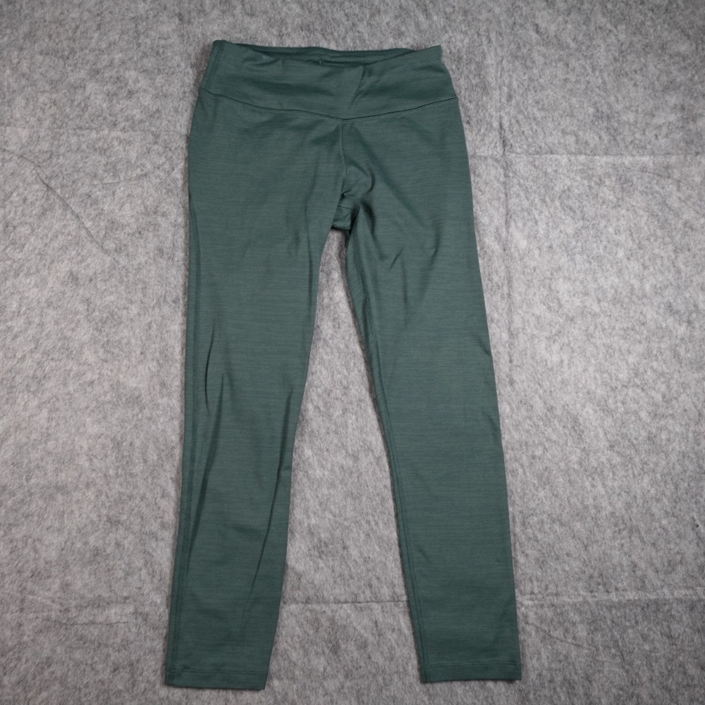 Outdoor Voices Leggings Women Small Green Textured High Rise Tech Sweat Active